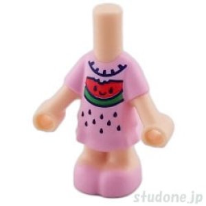 画像1: マイクロドール/ボディ（ドレス ブライトピンク・スイカ・ライトヌガー） (1)