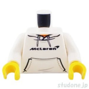 画像1: トルソー（パーカー ホワイト・McLaren） (1)