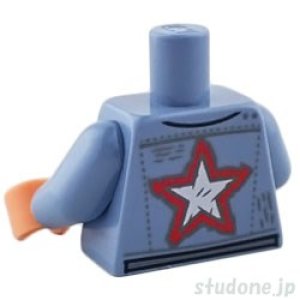 画像2: トルソー（ジャケット サンドブルー・スター レッドトリム） (2)