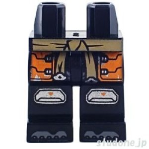 画像1: レッグ(ブラック・サッシュ タン・アーマー オレンジ) (1)