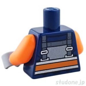 画像2: トルソー(ダイビング スーツ オレンジ・シルバー チェスト プレート) (2)