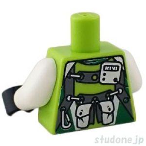 画像2: トルソー（ワールドレーサー ライム・ベスト ハーネス/レーダー） (2)