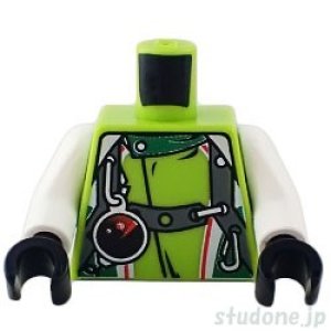 画像1: トルソー（ワールドレーサー ライム・ベスト ハーネス/レーダー） (1)