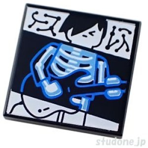 画像1: 2x2タイル（アルバムカバー・ギタリスト/X-ray） (1)