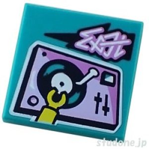 画像1: 2x2タイル（アルバムカバー・レコードターンテーブル） (1)