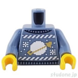 画像1: トルソー（フェアアイルセーター サンドブルー・クラシックスペースロゴ） (1)