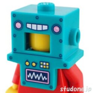 画像1: ダンボールロボット コスチューム ヘッドギア（ダークターコイズ） (1)