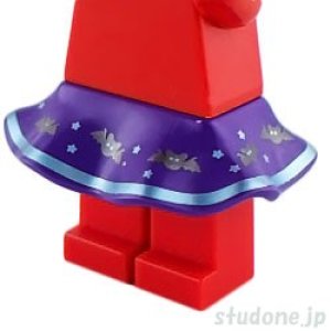 画像1: プラスチック スカート（ダークパープル ・バット/スター） (1)