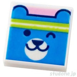 画像1: 1x1タイル（ベア ヘッド） (1)