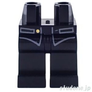 画像1: レッグ（ブラック・コートテール/ポケット/ゴールド ボタン） (1)