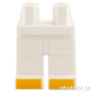 画像1: レッグ（ホワイト・フィート ブライトライトオレンジ） (1)