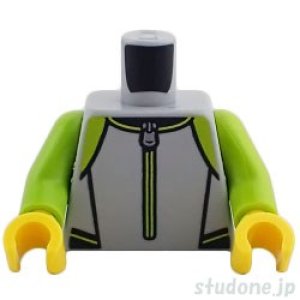 画像1: トルソー（ウェットスーツ ライトブルーイッシュグレー・ジッパー） (1)