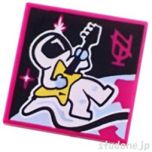 画像1: 2x2タイル（アルバムカバー・ギターを弾く宇宙飛行士） (1)