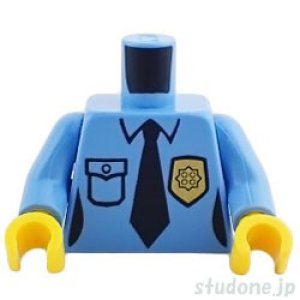 画像1: トルソー（ポリス・ミディアムブルー シャツ・ゴールドバッジ） (1)