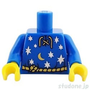 画像1: トルソー（レースアップシャツ・月と星ゴールドロープベルト） (1)