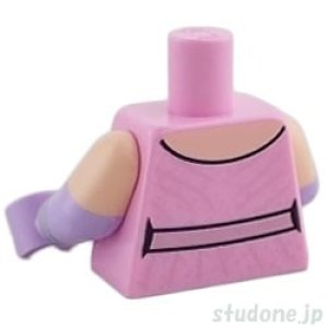 画像2: トルソー（ドレス ブライトピンク・ハート ベルト/パール） (2)