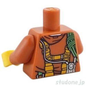 画像2: トルソー（ジャケット/ダークオレンジ・ポーチ・ラジオ・ロープ） (2)