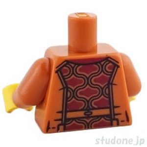 画像2: トルソー（ローブ ダークオレンジ・ダークレッド トリム） (2)