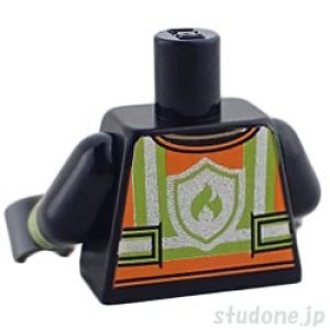 画像2: トルソー（ファイア ベスト オレンジ・リフレクティブ/ラジオ） (2)