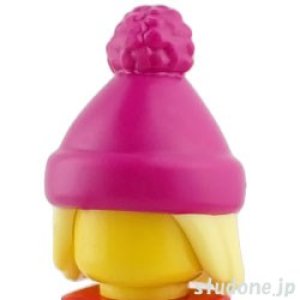 画像1: ヘア（ブライトライトイエロー・ストッキング キャップ/マジェンタ） (1)