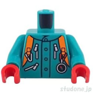 画像1: トルソー（ジャケット ダークターコイズ・バックパック/カラビナ/コンパス） (1)