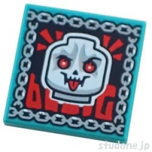 画像1: 2x2タイル（アルバムカバー・スカル ヘッド） (1)