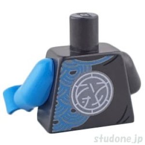 画像2: トルソー（チュニック パールダークグレー・ダークアジュール パターン） (2)