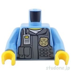 画像1: トルソー（ポリス・ベスト/バッジ/無線） (1)