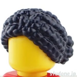 画像2: ヘア040（ブラック） (2)