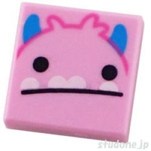 画像1: 1x1タイル（ニュートラル モンスター フェイス） (1)
