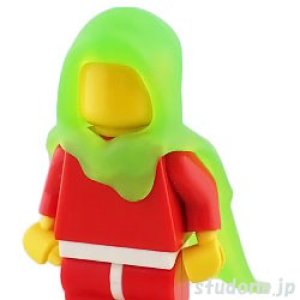 画像1: フード/ケープ・フレキシブルラバー（トランスブライトグリーン） (1)