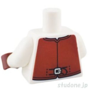 画像2: トルソー（レザー ベスト レディッシュブラウン・レース付きシャツ） (2)