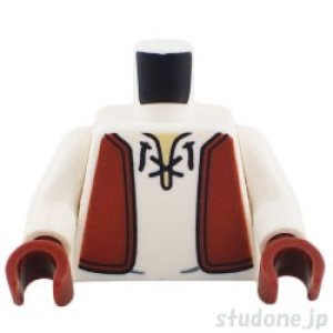 画像1: トルソー（レザー ベスト レディッシュブラウン・レース付きシャツ） (1)