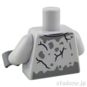 画像2: トルソー（ストーン ロープ ライトブルーイッシュグレー・亀裂/斑点） (2)