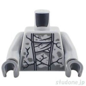 画像1: トルソー（ストーン ロープ ライトブルーイッシュグレー・亀裂/斑点） (1)