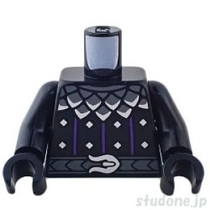 画像1: トルソー（キャッスル サーコート ブラック・シルバーダイヤモンド/バックル） (1)