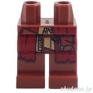 画像1: レッグ（レディッシュブラウン・ローブエンド/タッセル/ポーチ） (1)