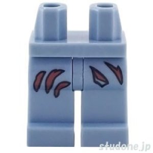 画像1: レッグ（サンドブルー・破れ） (1)