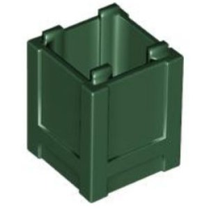画像1: 箱2x2x2（ダークグリーン） (1)