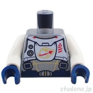 画像1: トルソー（スペース スーツ フラットシルバー・スペースロゴ/ハーネス） (1)