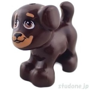 画像1: フレンズ・子犬（ダークブラウン） (1)