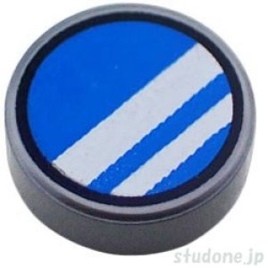 画像1: ラウンド1x1タイル（ブルー ウィンドウ） (1)