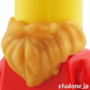 画像1: ヒゲ・ミディアムショート（パールゴールド） (1)