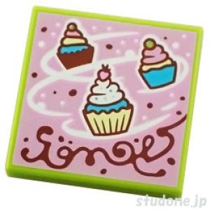 画像1: 2x2タイル（アルバムカバー・カップケーキ） (1)