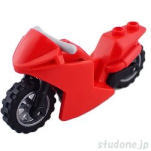 画像1: スポーツバイク（レッド・ハンドル ライトブルーイッシュグレー/ホイール フラットシルバー） (1)