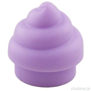 画像1: ソフトクリーム・スワール1x1（ラベンダー） (1)