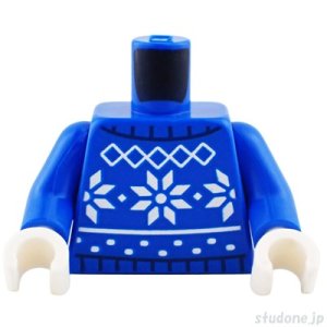 画像1: トルソー（フェアアイルセーター/ブルー・スノーフレーク） (1)