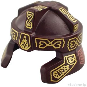 画像1: キャッスルナイトヘルメット・ギムリ（ダークブラウン/ゴールド） (1)
