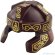 画像1: キャッスルナイトヘルメット・ギムリ（ダークブラウン/ゴールド） (1)