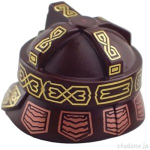 画像2: キャッスルナイトヘルメット・ギムリ（ダークブラウン/ゴールド） (2)